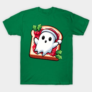 Christmas Ghost on Toast T-Shirt